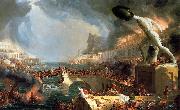 Thomas Cole Course of Empire Destruction oil painting on canvas